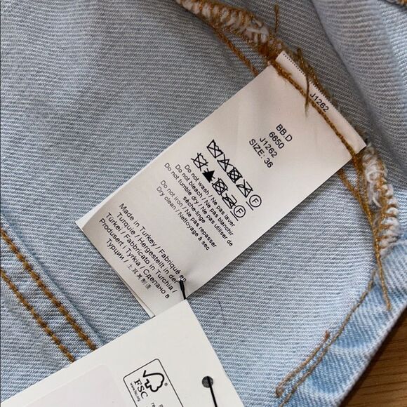 Ganni Red Metaclic Vest Denim Cropped Size 36 or US 6 - Picture 5 of 7